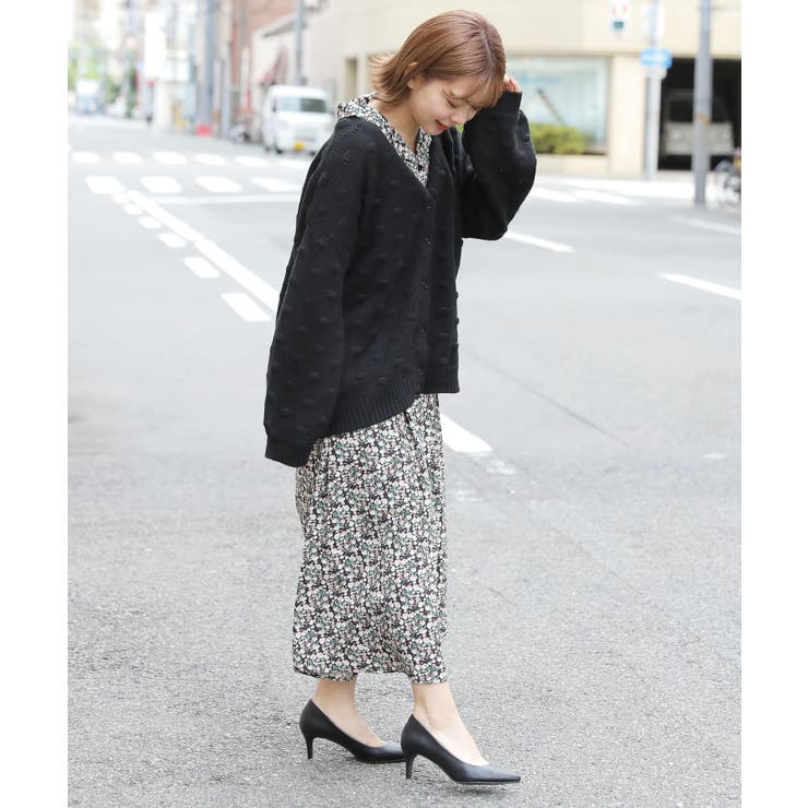 6.5cmヒールポインテッドトゥリラックスフィットパンプス | attagirl  | 詳細画像3 