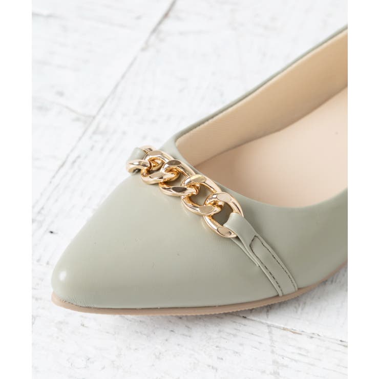 ゴールドチェーンパンプス | attagirl  | 詳細画像5 