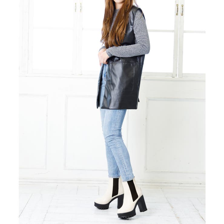 厚底サイドゴアブーツ | attagirl  | 詳細画像12