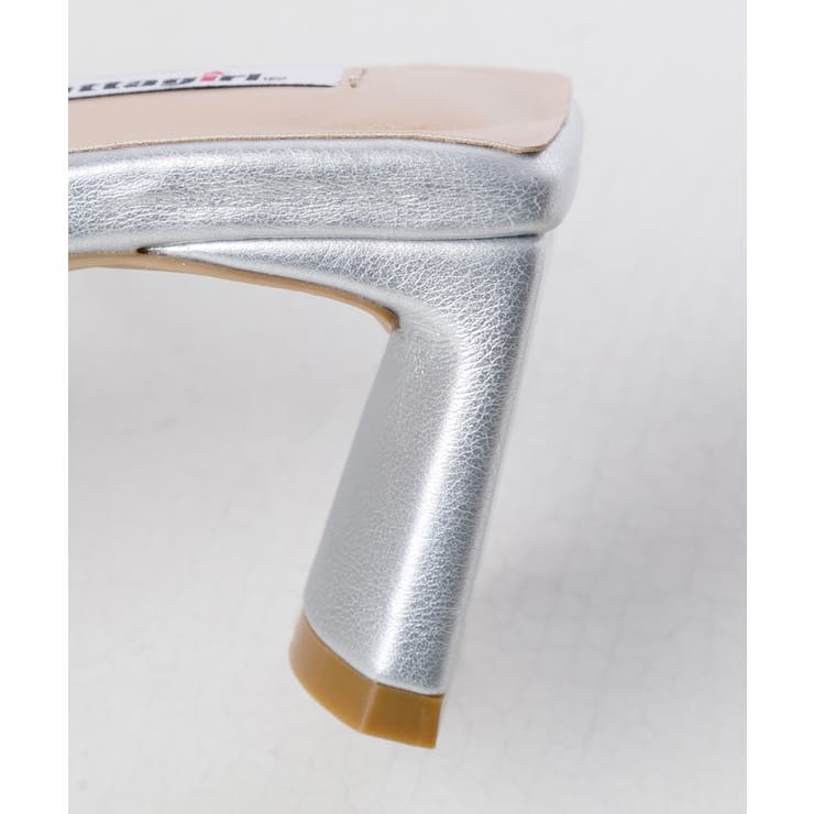 6.5cm変形ヒールスクエアトゥミュール | attagirl  | 詳細画像7 