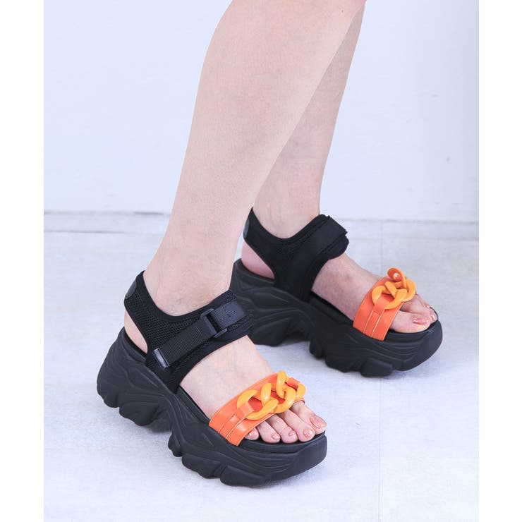 7 5cmヒール厚底スニーカーソールサンダル 品番 Ataw Attagirl アタガール のレディースファッション通販 Shoplist ショップリスト