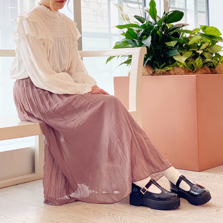 厚底Tストラップシューズ[品番：ATAW0001193]｜attagirl