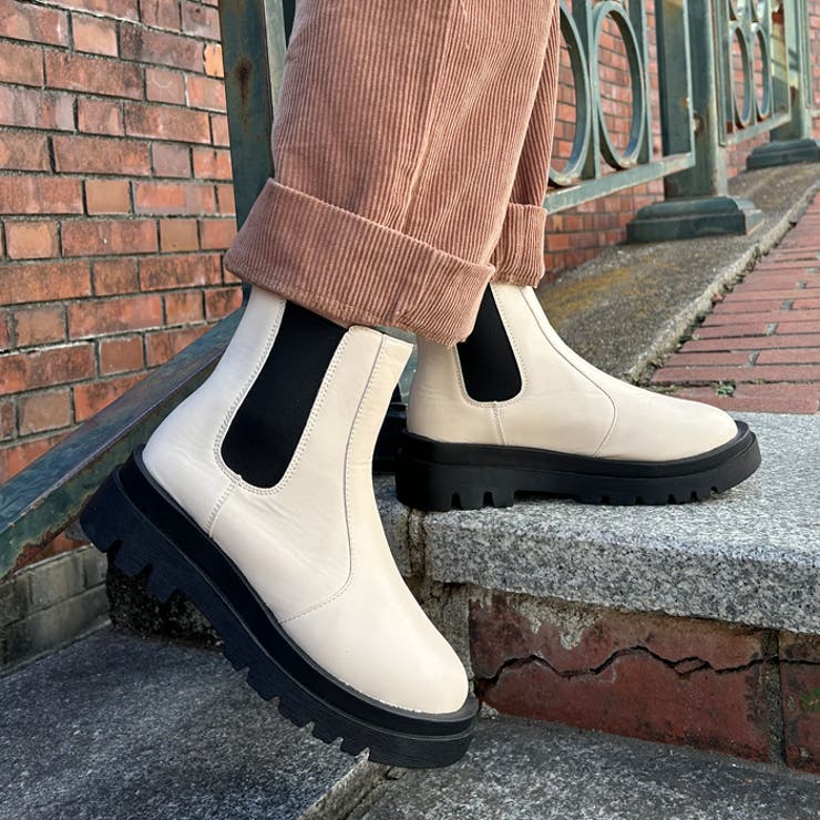 トラックソールチェルシーブーツ | attagirl  | 詳細画像38 