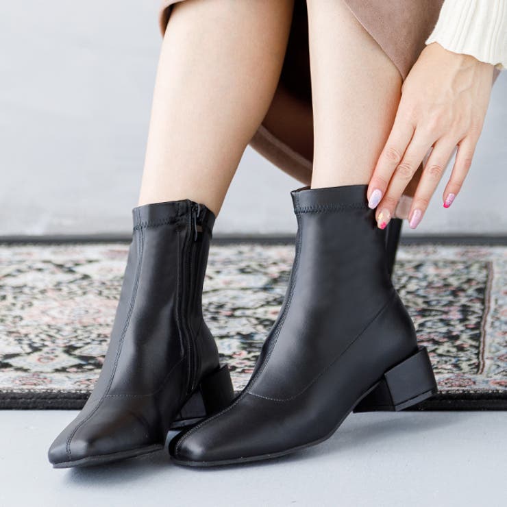 スクエアトゥストレッチブーツ | attagirl  | 詳細画像11 