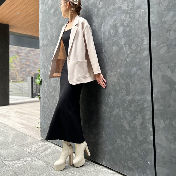 JIL SANDER ☆ 13.5cmヒール厚底ダービーブーティ 13.5cmハイヒール ストレッチショートブーツ[品番：ATAW0001043