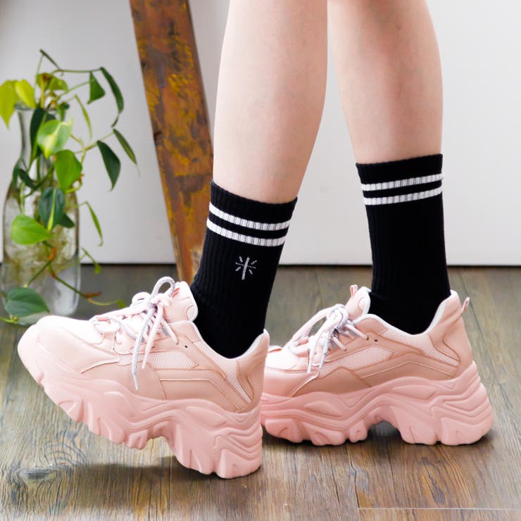 厚底ダッドスニーカー[品番：ATAW0001239]｜attagirl