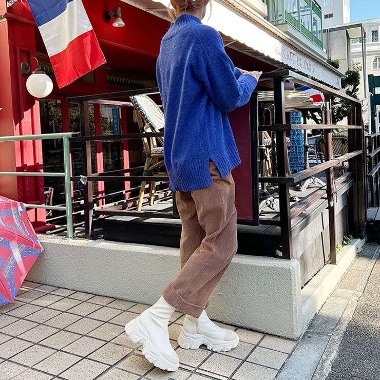厚底スニーカーソールブーツ | attagirl  | 詳細画像29 