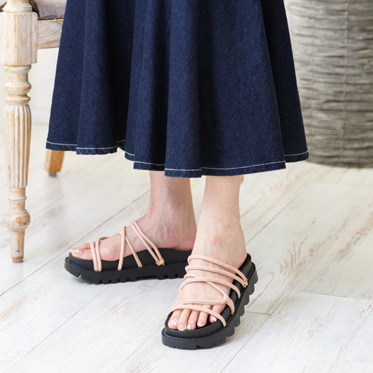 2Wayナローストラップサンダル | attagirl  | 詳細画像19 