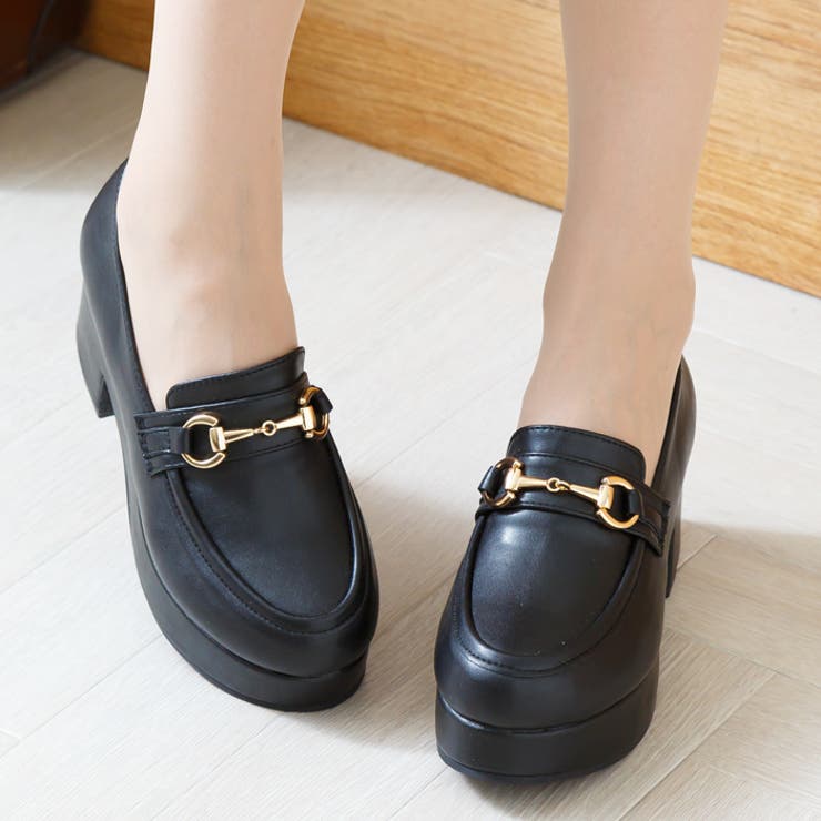 6.5cmヒール厚底ローファーパンプス[品番：ATAW0001027]｜attagirl  （アタガール）のレディースファッション通販｜SHOPLIST（ショップリスト）