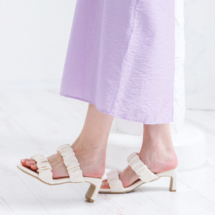 ギャザーベルトミュールサンダル | attagirl  | 詳細画像14 