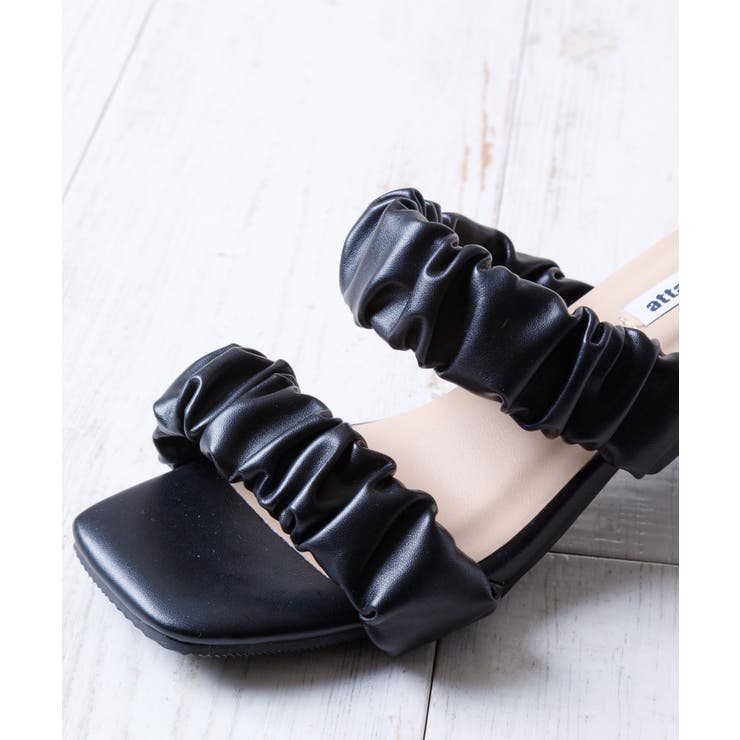 ギャザーベルトミュールサンダル | attagirl  | 詳細画像5 