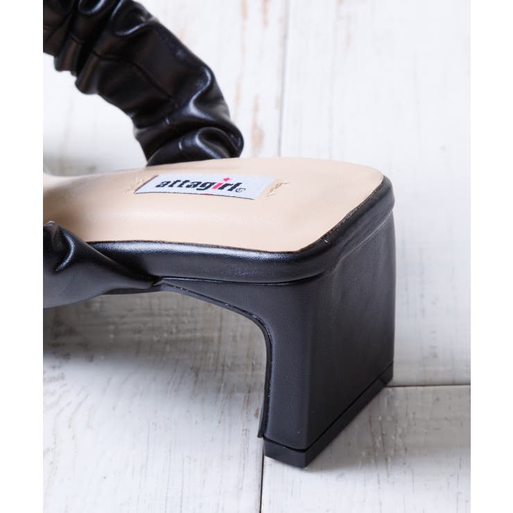 ギャザーベルトミュールサンダル | attagirl  | 詳細画像6 