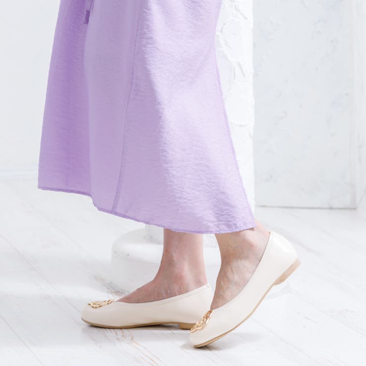 ラウンドトゥフラワーモチーフパンプス | attagirl  | 詳細画像23 