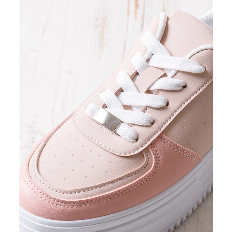 厚底ローカットスニーカー[品番：ATAW0001185]｜attagirl