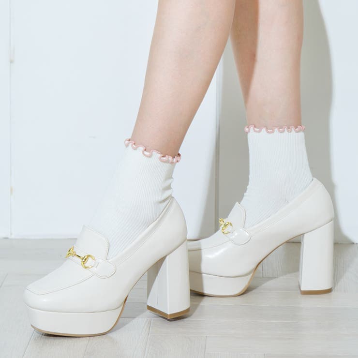 10.5cmヒールビットローファー[品番：ATAW0000922]｜attagirl