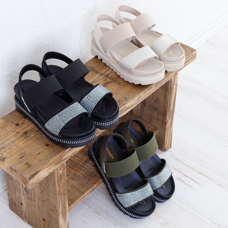 軽量ラインストーンサンダル | attagirl  | 詳細画像22 