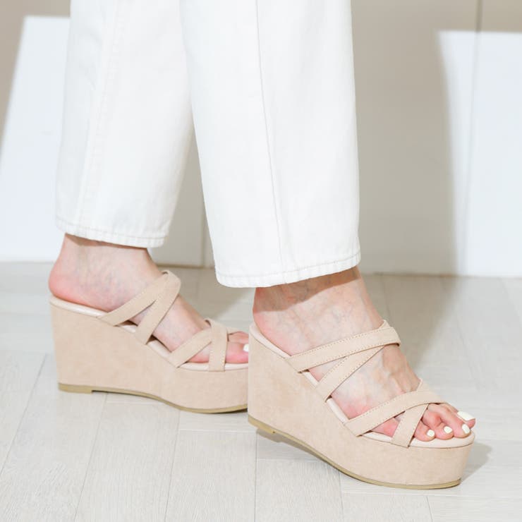 クロスベルトミュールサンダル | attagirl  | 詳細画像19 