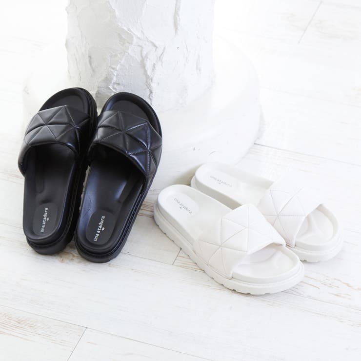 キルティングパデットミュールサンダル | attagirl  | 詳細画像18 