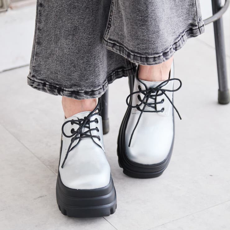 厚底レースアップシューズ | attagirl  | 詳細画像11 