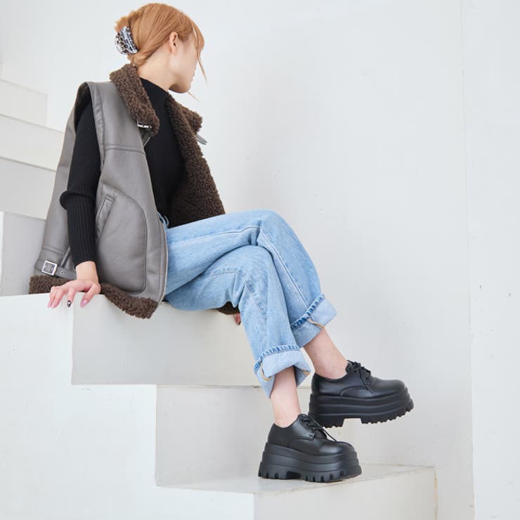 厚底レースアップシューズ | attagirl  | 詳細画像19 