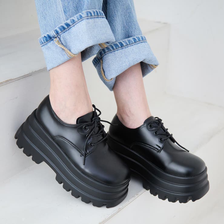 厚底レースアップシューズ | attagirl  | 詳細画像9 