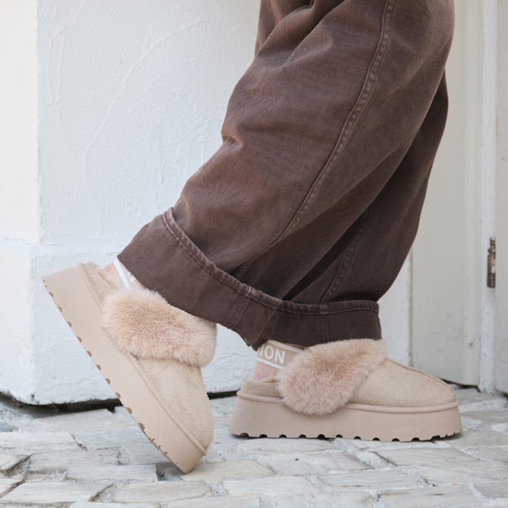 厚底ムートンサンダル | attagirl  | 詳細画像12 