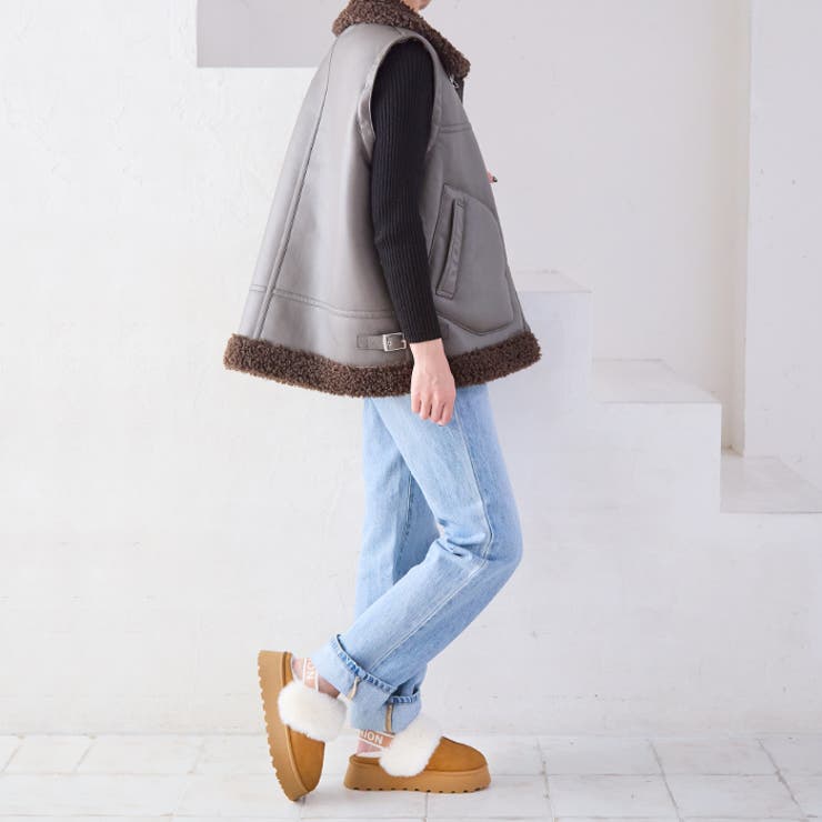 厚底ムートンサンダル | attagirl  | 詳細画像22 