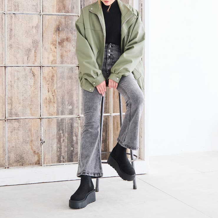 ボリュームソールサイドゴアブーツ | attagirl  | 詳細画像31 