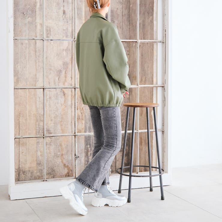 スニーカーソールレースアップニットブーツ | attagirl  | 詳細画像33 