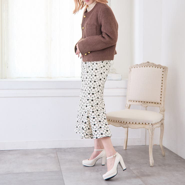 9cmチャンキーヒールラウンドトゥストラップパンプス | attagirl  | 詳細画像40 