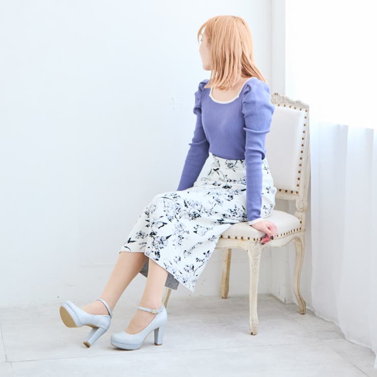 9cmチャンキーヒールラウンドトゥストラップパンプス | attagirl  | 詳細画像63 