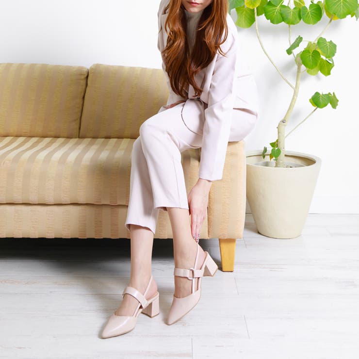 ポインテッドトゥバックストラップミュールパンプス | attagirl  | 詳細画像60 