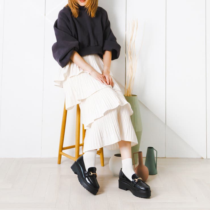 大特価放出！ 4.5cmヒール厚底ビットローファー[品番：ATAW0000765]｜attagirl 絵画