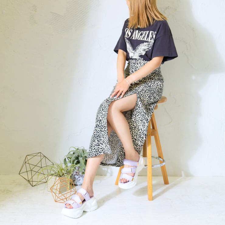 厚底テープミュールサンダル[品番：ATAW0001303]｜attagirl