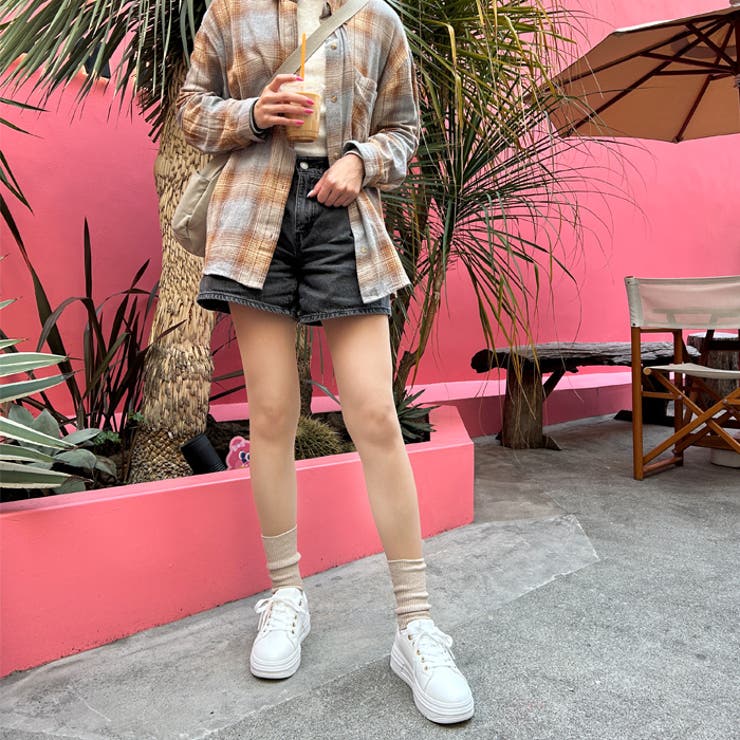 ジッパーデザインレースアップスニーカー | attagirl  | 詳細画像33 