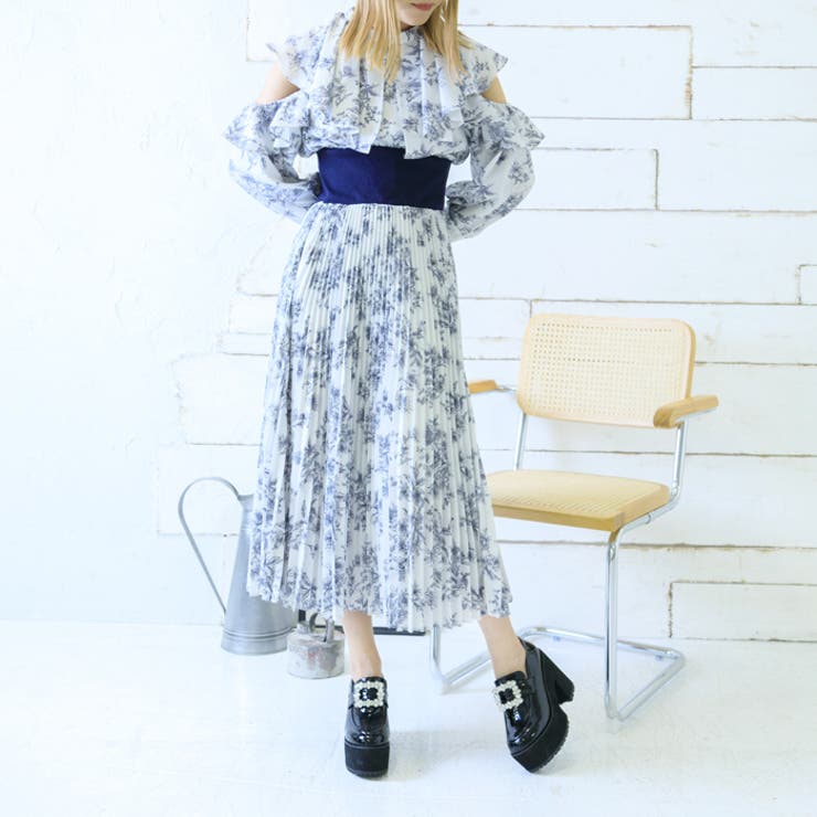 厚底ビジューバックルローファー | attagirl  | 詳細画像12 