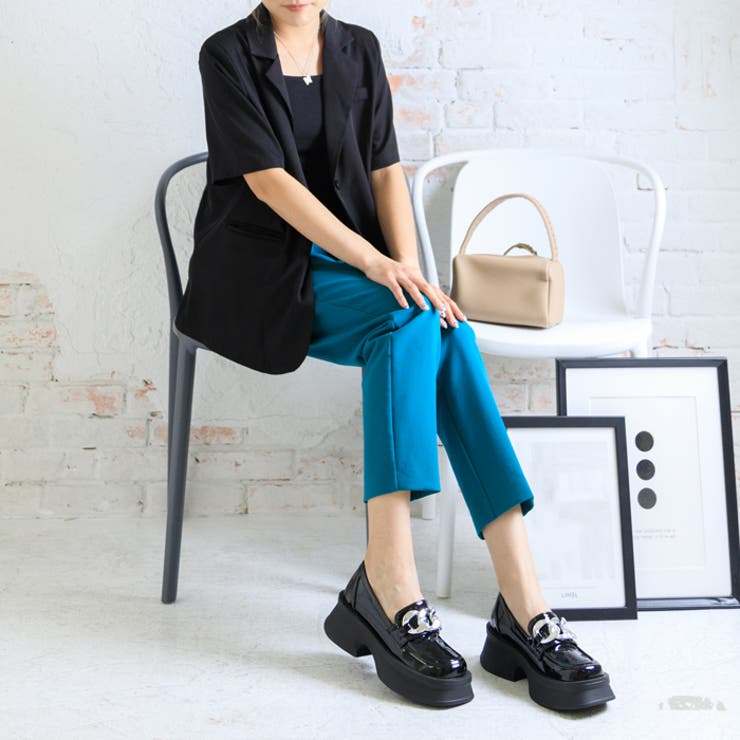 Lexie レクシー チェーンリンクローファー （BlackBox