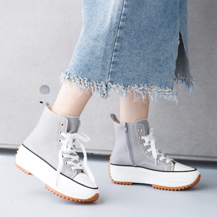 厚底ハイカットスニーカー[品番：ATAW0001241]｜attagirl