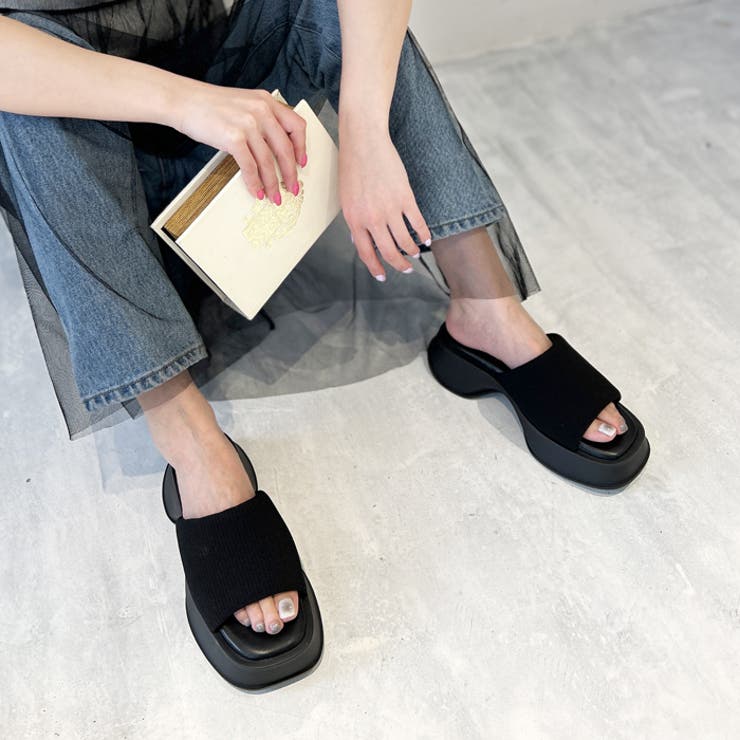 ワイドバンドミュールサンダル | attagirl  | 詳細画像15 