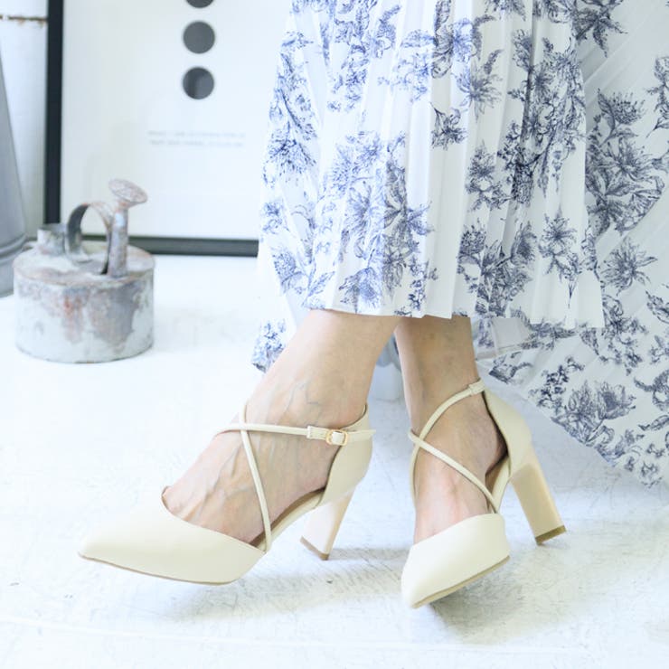 セパレートクロスストラップパンプス | attagirl  | 詳細画像16 