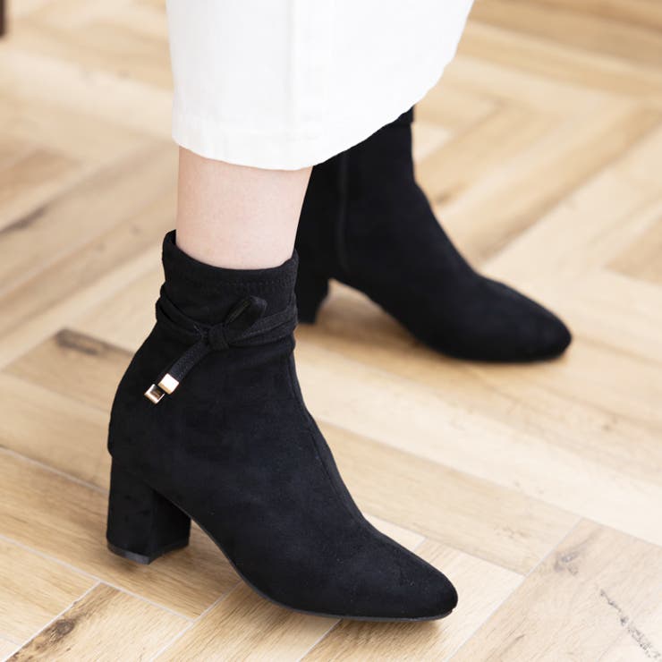 リボンベルトショートブーツ | attagirl  | 詳細画像11 