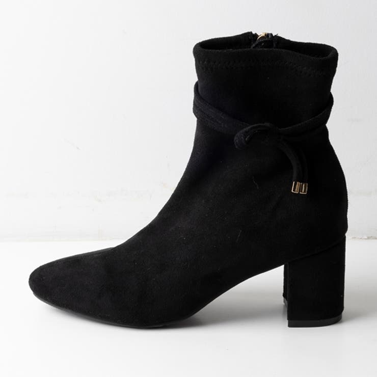 リボンベルトショートブーツ | attagirl  | 詳細画像3 