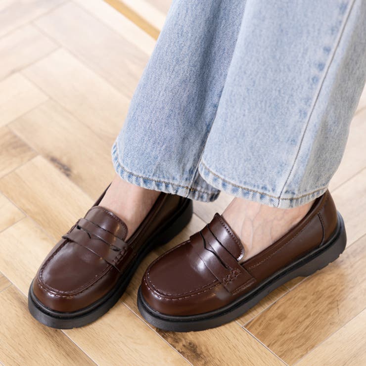 ブラウン | コインローファー | attagirl 