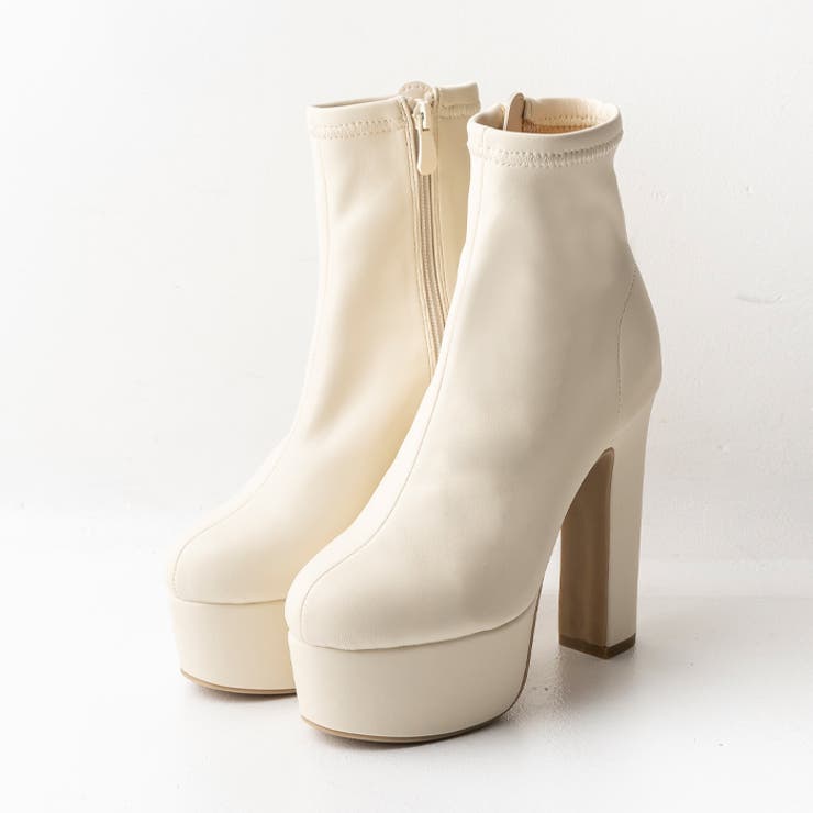 13.5cmハイヒール ストレッチショートブーツ | attagirl  | 詳細画像4 