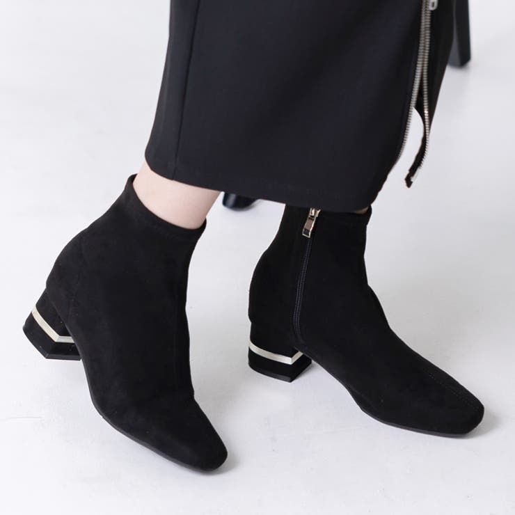 メタルラインヒールストレッチブーツ | attagirl  | 詳細画像12 