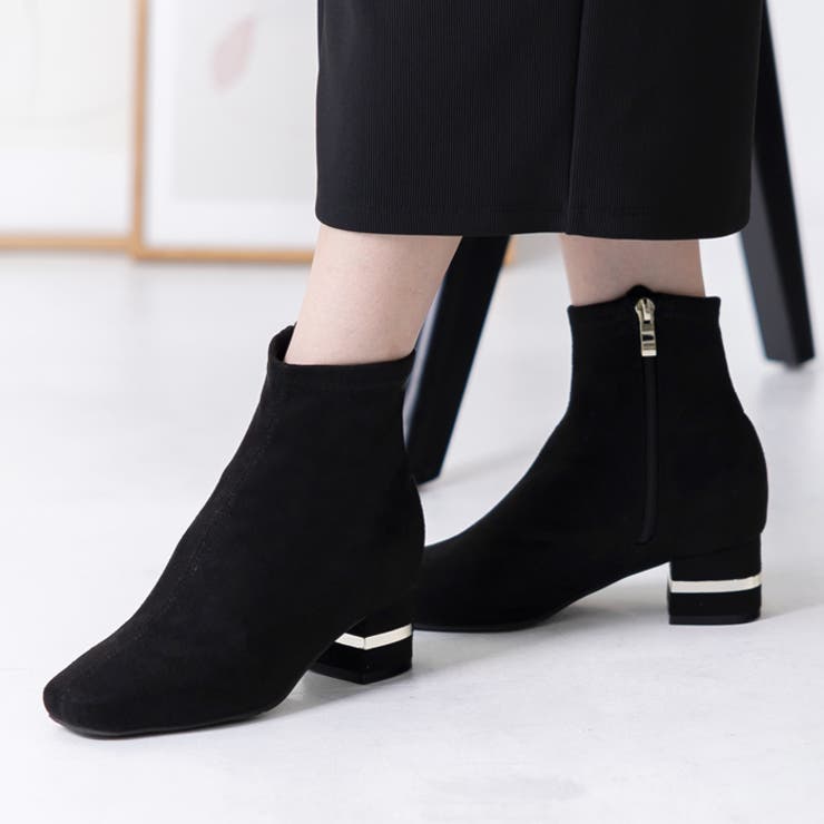 メタルラインヒールストレッチブーツ | attagirl  | 詳細画像13 