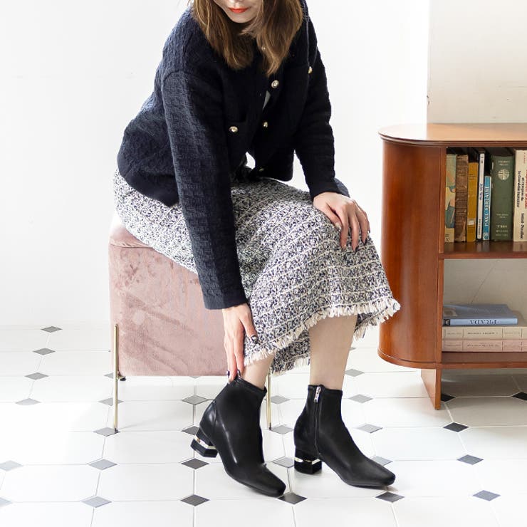 メタルラインヒールストレッチブーツ | attagirl  | 詳細画像20 