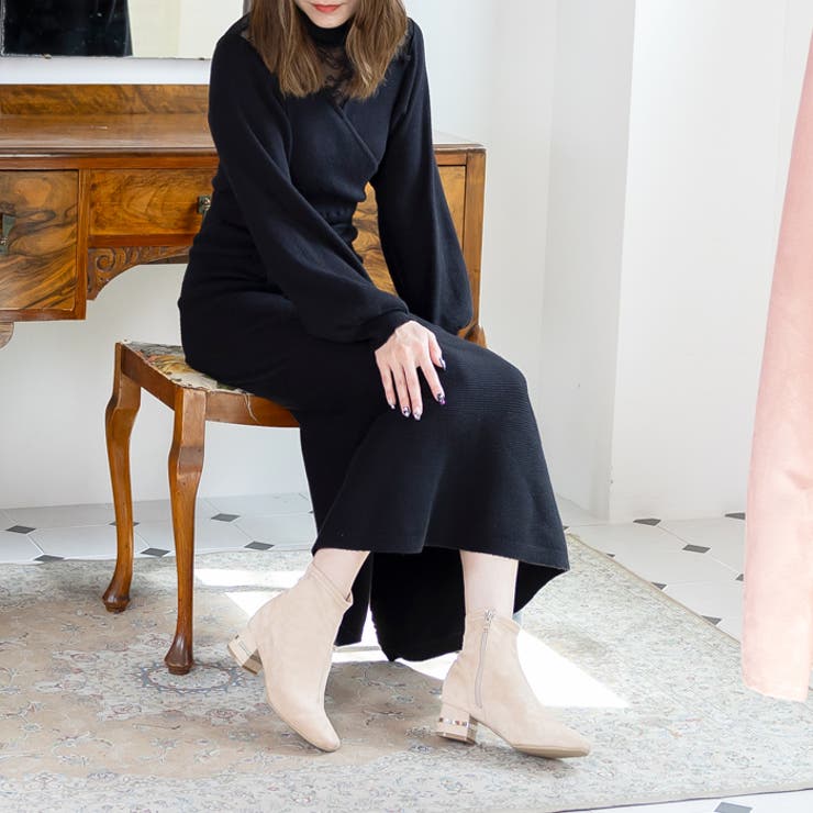 メタルラインヒールストレッチブーツ | attagirl  | 詳細画像31 