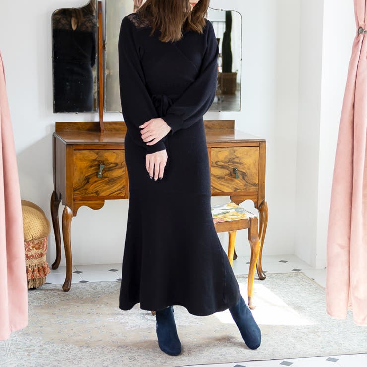 メタルラインヒールツイードブーツ | attagirl  | 詳細画像39 