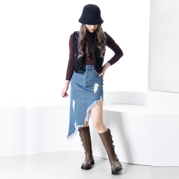 ベルトデザインバイカーブーツ | attagirl  | 詳細画像20 